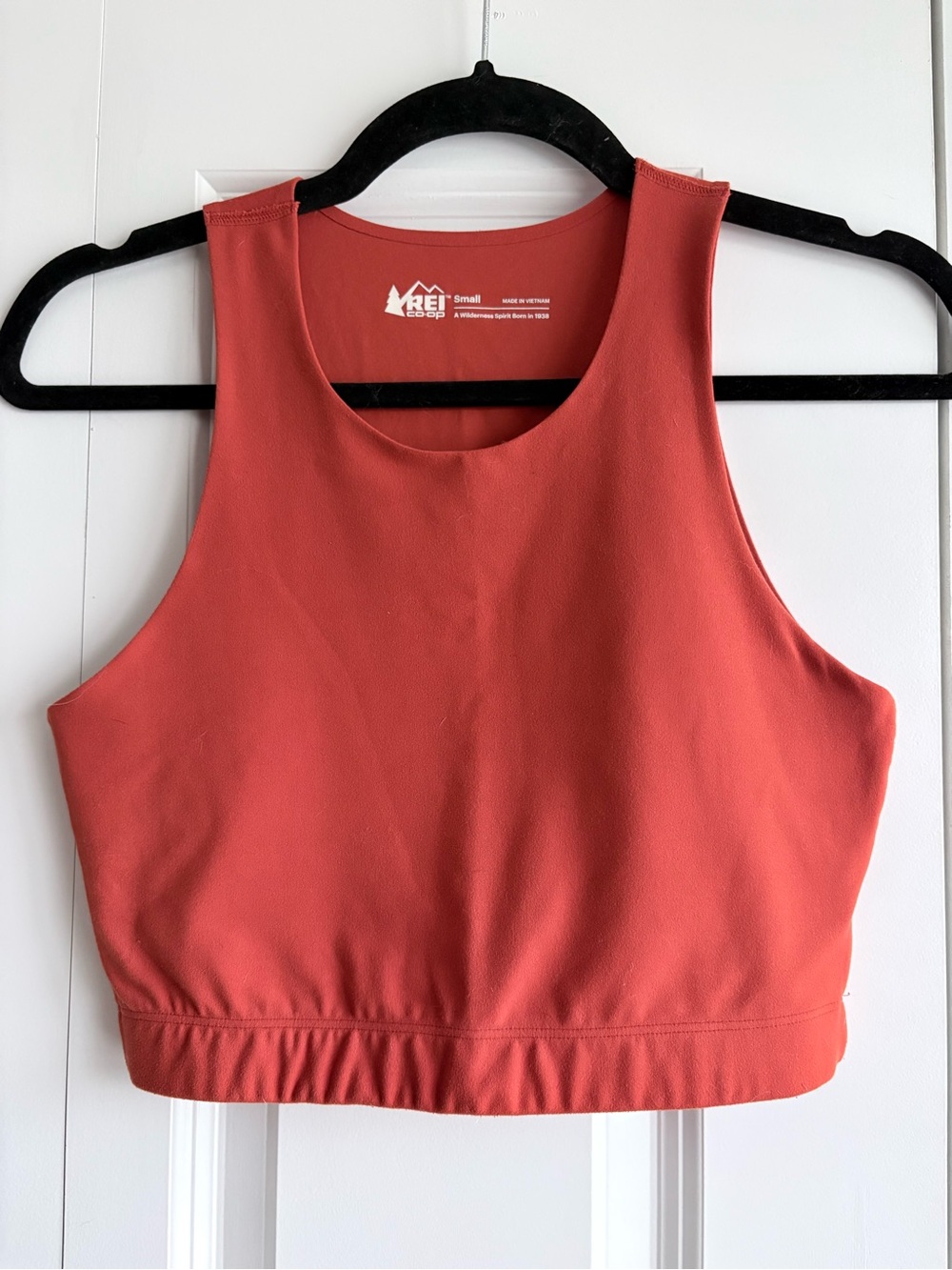 REI Co-op Orange Cropped Tank Top, Small